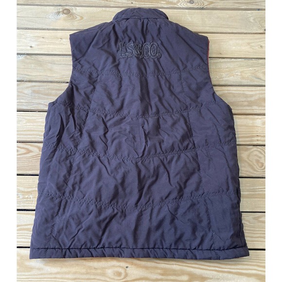 LEVI'S Men's Full Zip Reversible Vest XL - Picture 6 of 8